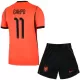 Camisola Holanda Gakpo 11 Criança Equipamento 1ª Mundial 2026 Camisola Holanda Gakpo 11 Criança Equipamento 1ª Mundial 2026