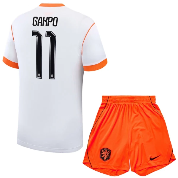Camisola Holanda Gakpo 11 Criança Equipamento 2ª Mundial 2026 Camisola Holanda Gakpo 11 Criança Equipamento 2ª Mundial 2026