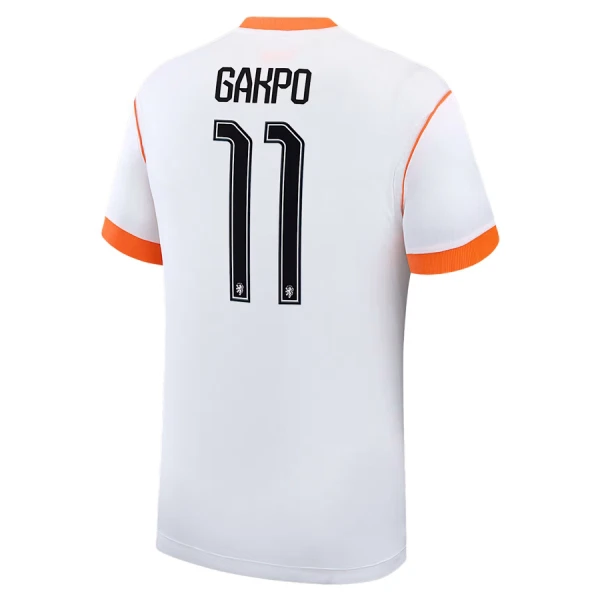 Camisola Holanda Gakpo 11 Criança Equipamento 2ª Mundial 2026