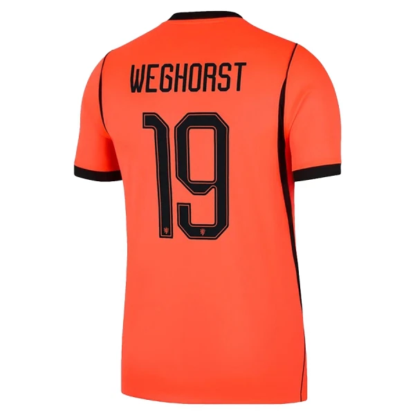 Camisola Holanda Weghorst 19 Homem Equipamento 1ª Mundial 2026 Camisola Holanda Weghorst 19 Homem Equipamento 1ª Mundial 2026