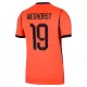 Camisola Holanda Weghorst 19 Homem Equipamento 1ª Mundial 2026 Camisola Holanda Weghorst 19 Homem Equipamento 1ª Mundial 2026