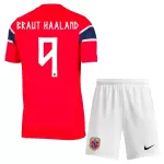 Camisola Noruega Haaland 9 Criança Equipamento 1ª Mundial 2026