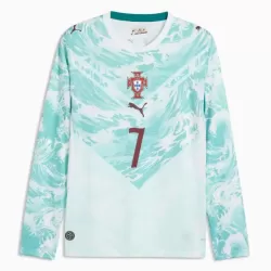 Camisola Manga Comprida Portugal Ronaldo 7 Homem Equipamento 2ª Mundial 2026