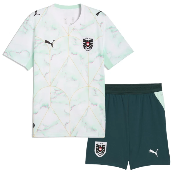Camisola Áustria Criança Equipamento 2ª Mundial 2026 Camisola Áustria Criança Equipamento 2ª Mundial 2026