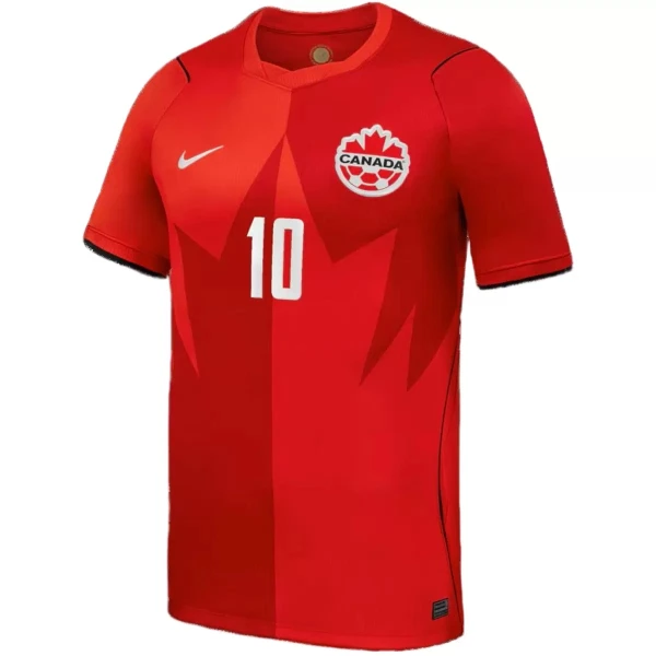 Camisola Canadá J. David 10 Homem Equipamento 1ª Mundial 2026