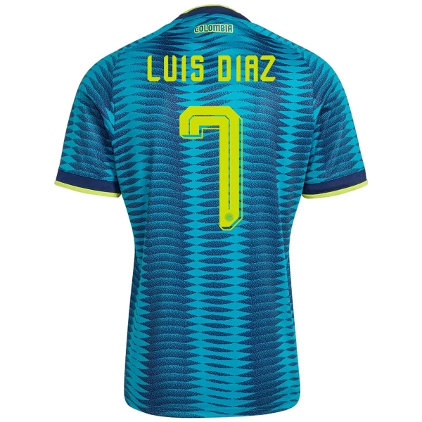 Camisola Colômbia Luis Díaz 7 Homem Equipamento 2ª Mundial 2026