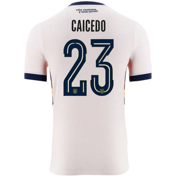 Camisola Equador Caicedo 23 Homem Equipamento 3ª Mundial 2026