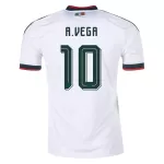Camisola México A. Vega 10 Homem Equipamento 2ª Mundial 2026