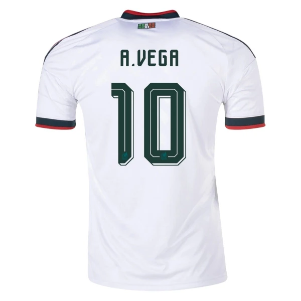 Camisola México A. Vega 10 Homem Equipamento 2ª Mundial 2026 Camisola México A. Vega 10 Homem Equipamento 2ª Mundial 2026