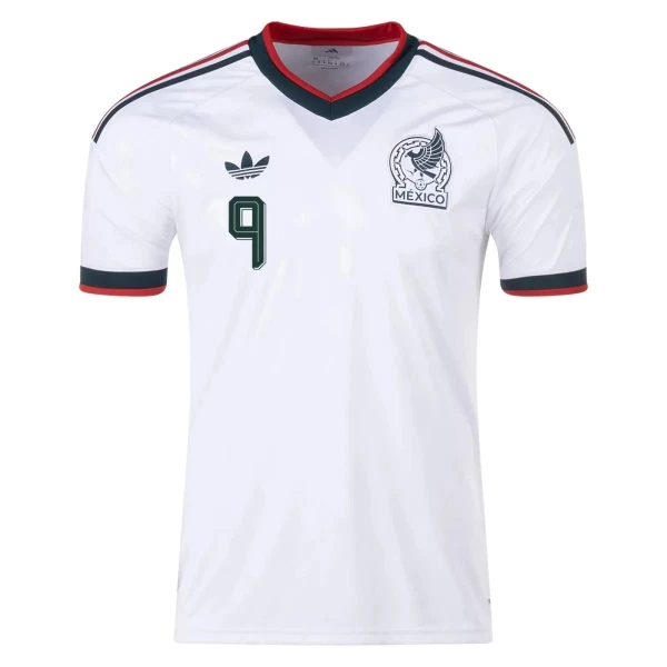 Camisola México Raul 9 Homem Equipamento 2ª Mundial 2026