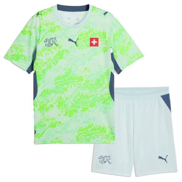 Camisola Suíça Criança Equipamento 2ª Mundial 2026 Camisola Suíça Criança Equipamento 2ª Mundial 2026