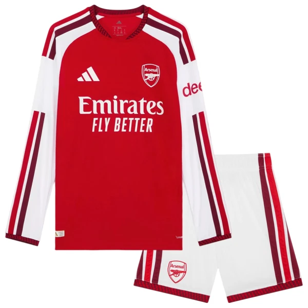 Camisola Manga Comprida Arsenal Criança Equipamento 1ª 2026-27