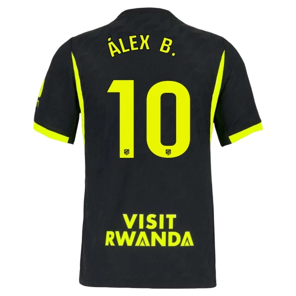 Camisola Atlético Madrid Alex B. 10 Homem Equipamento 2ª 2026-27