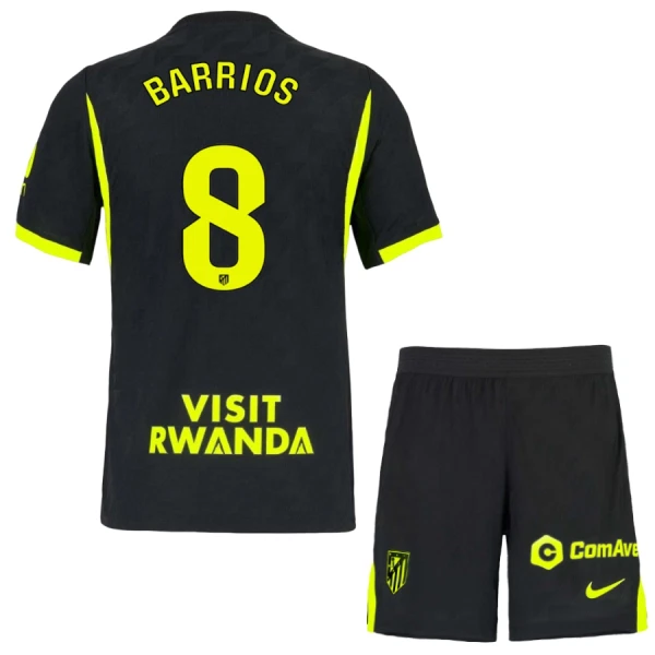 Camisola Atlético Madrid Barrios 8 Criança Equipamento 2ª 2026-27