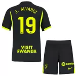 Camisola Atlético Madrid J. Alvarez 19 Criança Equipamento 2ª 2026-27