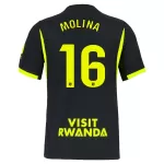 Camisola Atlético Madrid Molina 16 Homem Equipamento 2ª 2026-27