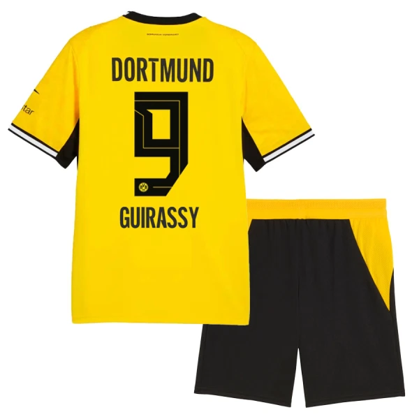 Camisola Borussia Dortmund Guirassy 9 Criança Equipamento 1ª 2026-27