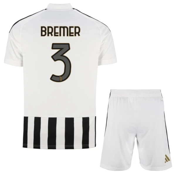 Camisola Juventus Bremer 3 Criança Equipamento 1ª 2026-27 Camisola Juventus Bremer 3 Criança Equipamento 1ª 2026-27