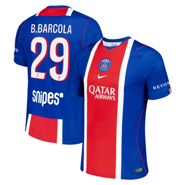 Camisola Paris Saint-Germain Bradley Barcola 29 Homem Equipamento 1ª 2026-27