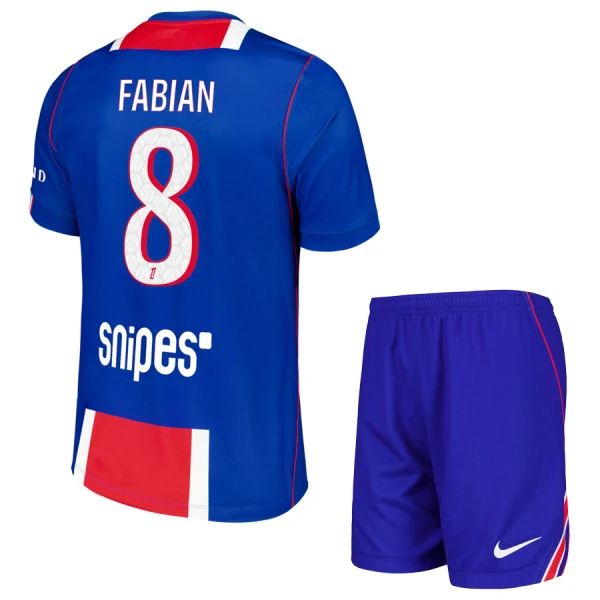 Camisola Paris Saint-Germain Fabian 8 Criança Equipamento 1ª 2026-27
