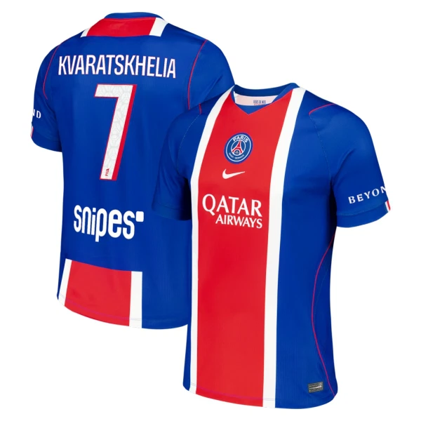 Camisola Paris Saint-Germain Kvaratskhelia 7 Homem Equipamento 1ª 2026-27