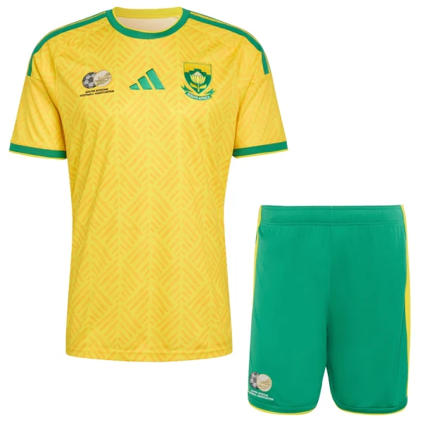 Camisola África do Sul Criança Equipamento 1ª Mundial 2026 Camisola África do Sul Criança Equipamento 1ª Mundial 2026