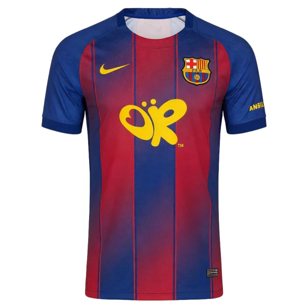 Camisola FC Barcelona x OR Homem Equipamento 1ª 2025-26 - Especial Camisola FC Barcelona x OR Homem Equipamento 1ª 2025-26 - Especial