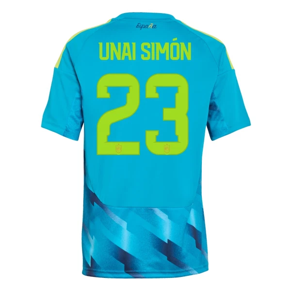Camisola Guarda-Redes Espanha Unai Simon 23 Criança Mundial 2026