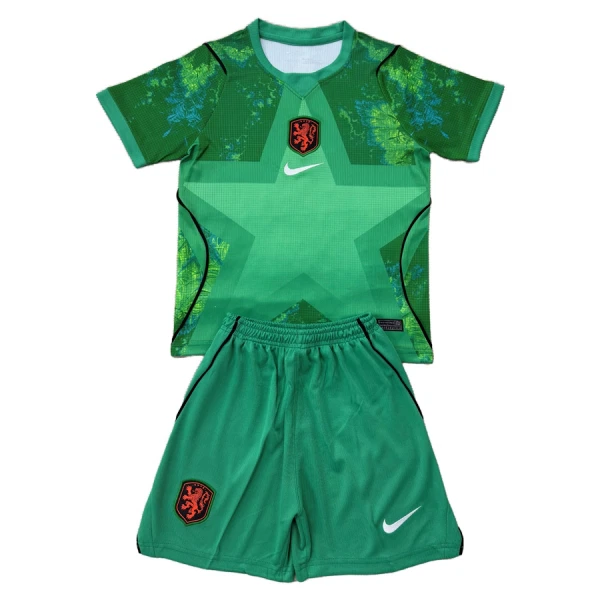 Camisola Guarda-Redes Holanda Criança Equipamento 2ª Mundial 2026 Camisola Guarda-Redes Holanda Criança Equipamento 2ª Mundial 2026
