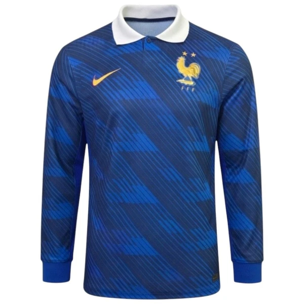 Camisola Manga Comprida França Homem Equipamento 1ª Mundial 2026 Camisola Manga Comprida França Homem Equipamento 1ª Mundial 2026