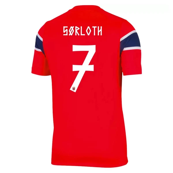 Camisola Noruega Sorloth 7 Homem Equipamento 1ª Mundial 2026 Camisola Noruega Sorloth 7 Homem Equipamento 1ª Mundial 2026