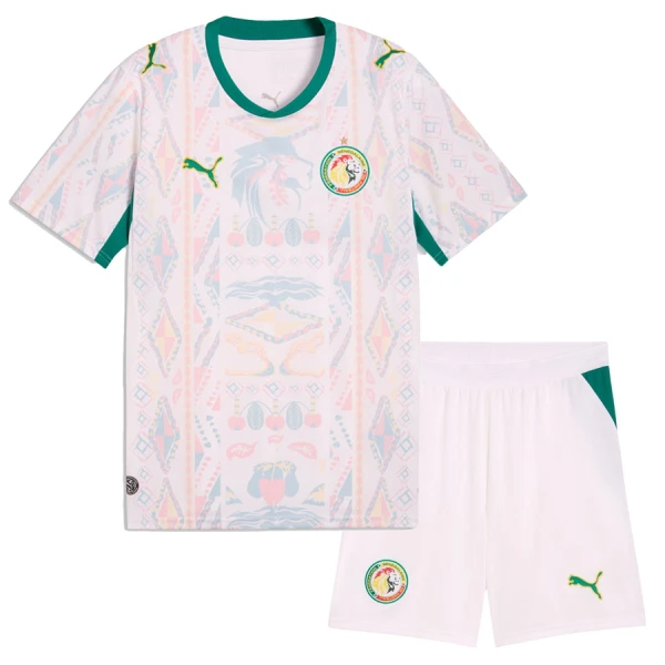 Camisola Senegal Criança Equipamento 1ª Mundial 2026 Camisola Senegal Criança Equipamento 1ª Mundial 2026