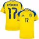 Camisola Suécia Gyokeres 17 Homem Equipamento 1ª Mundial 2026 Camisola Suécia Gyokeres 17 Homem Equipamento 1ª Mundial 2026