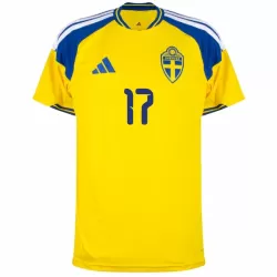 Camisola Suécia Gyokeres 17 Homem Equipamento 1ª Mundial 2026