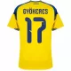 Camisola Suécia Gyokeres 17 Homem Equipamento 1ª Mundial 2026