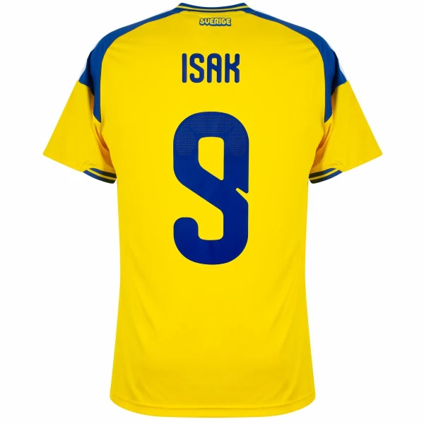 Camisola Suécia Isak 9 Homem Equipamento 1ª Mundial 2026