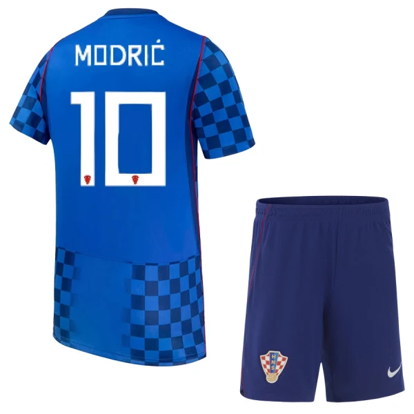 Camisola Croácia Modrić 10 Criança Equipamento 2ª Mundial 2026 Camisola Croácia Modrić 10 Criança Equipamento 2ª Mundial 2026