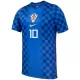 Camisola Croácia Modrić 10 Criança Equipamento 2ª Mundial 2026