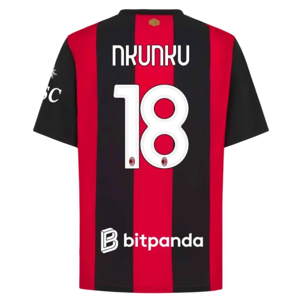 Camisola AC Milan Nkunku 18 Homem Equipamento 1ª 2026-27