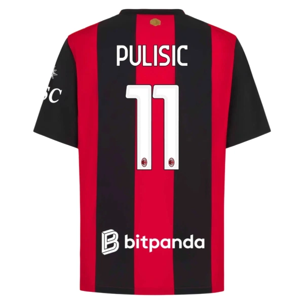 Camisola AC Milan Pulisic 11 Homem Equipamento 1ª 2026-27