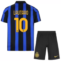 Camisola Inter Milan Lautaro 10 Criança Equipamento 1ª 2026-27