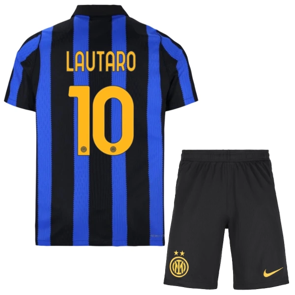 Camisola Inter Milan Lautaro 10 Criança Equipamento 1ª 2026-27 Camisola Inter Milan Lautaro 10 Criança Equipamento 1ª 2026-27