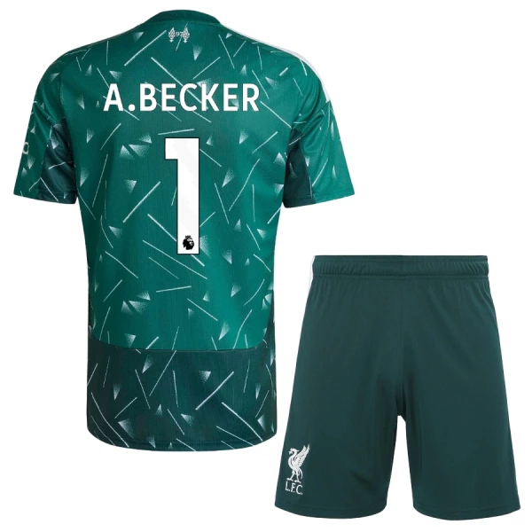 Camisola Guarda-Redes Liverpool A. Becker 1 Criança Equipamento 1ª 2026-27 Verde Camisola Guarda-Redes Liverpool A. Becker 1 Criança Equipamento 1ª 2026-27 Verde