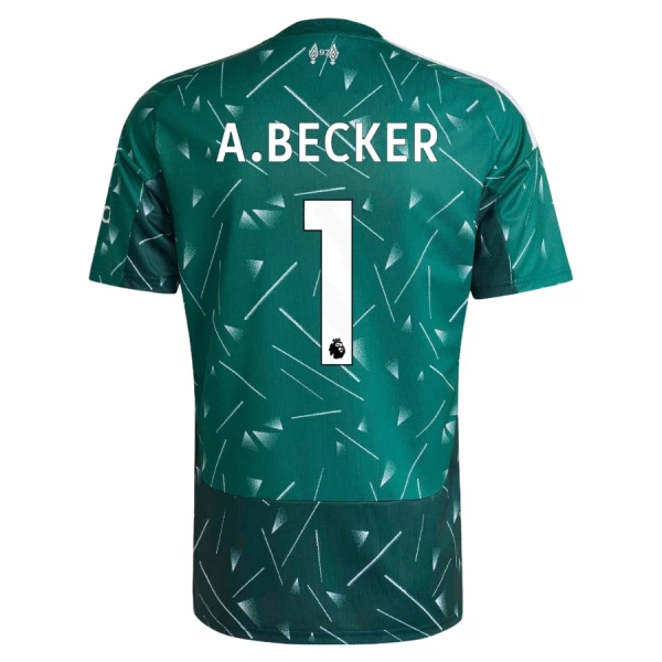 Camisola Guarda-Redes Liverpool A. Becker 1 Homem Equipamento 1ª 2026-27 Verde Camisola Guarda-Redes Liverpool A. Becker 1 Homem Equipamento 1ª 2026-27 Verde