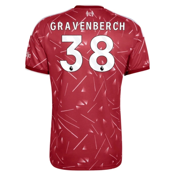 Camisola Liverpool Gravenberch 38 Homem Equipamento 1ª 2026-27 Camisola Liverpool Gravenberch 38 Homem Equipamento 1ª 2026-27