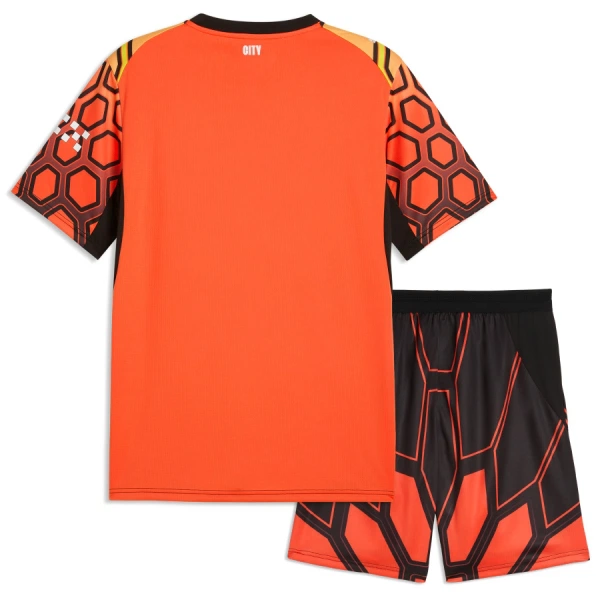 Camisola Guarda-Redes Manchester City Criança Equipamento 3ª 2026-27 Laranja