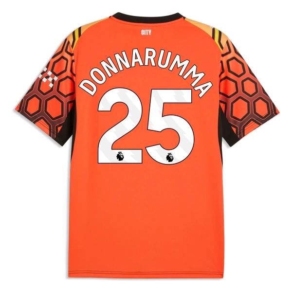 Camisola Guarda-Redes Manchester City Donnarumma 25 Homem Equipamento 3ª 2026-27 Laranja