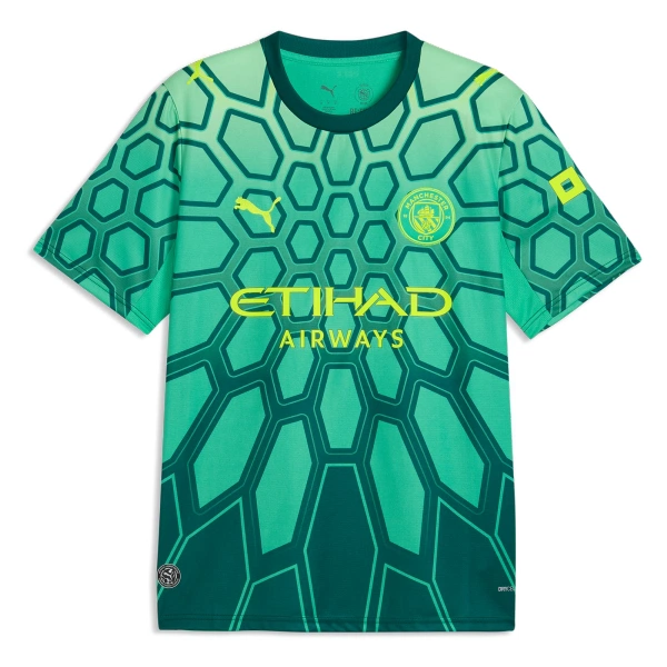 Camisola Guarda-Redes Manchester City Homem Equipamento 1ª 2026-27 Verde Camisola Guarda-Redes Manchester City Homem Equipamento 1ª 2026-27 Verde