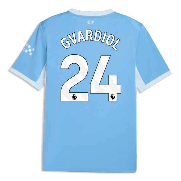 Camisola Manchester City Gvardiol 24 Homem Equipamento 1ª 2026-27