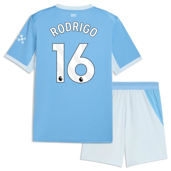 Camisola Manchester City Rodrigo 16 Criança Equipamento 1ª 2026-27